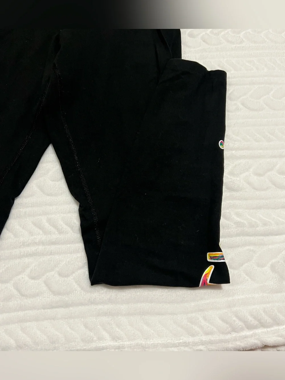 💗 Champion - Womens Black Leggings with Subtle Logo Accent